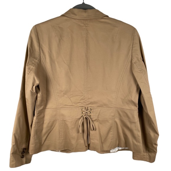 TALBOTS CLASSIC BLAZER | Khaki | Size 6 - Picture 2 of 6